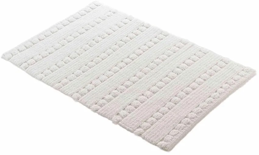 Biela kúpeľňová predložka 50x80 cm Cleonis – douceur d'intérieur