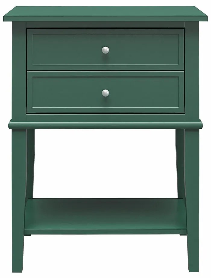 Zelený nočný stolík Franklin – Støraa