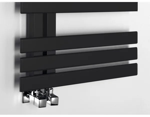 Sapho - Kúpeľňový radiátor SILVANA 561W/230V 50x123 cm matná čierna