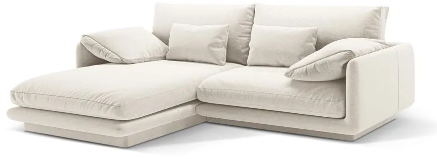 Biela rohová pohovka (ľavý roh) Torino – Micadoni Home