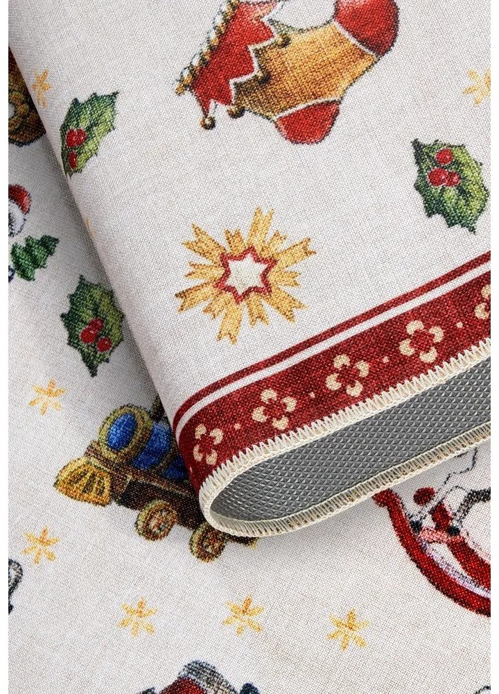 Červený behúň s vianočným motívom 80x200 cm Red Christmas – Villeroy&amp;Boch