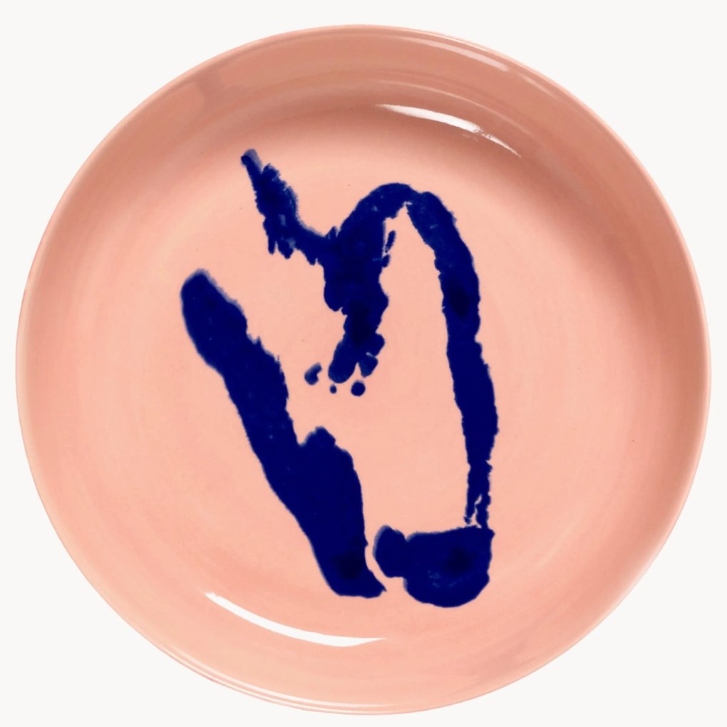 Hlboké taniere's reaktívnou glazúrou Feast, 2 ks