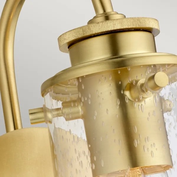 Kichler - Kúpeľňové nástenné svietidlo BRAELYN 1xE27/40W/230V IP44 zlatá