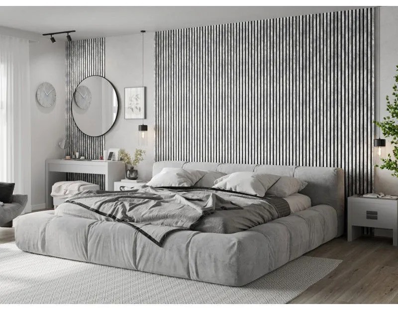 Mexen Lam-B, stenové lamely 275 × 31,5 cm, HDF doska 4 mm, dub bielený, S100-275317-2812-064