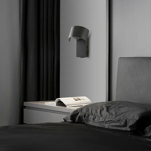 Brilagi - LED Nástenná lampa VASTO LED/3W/230V čierna