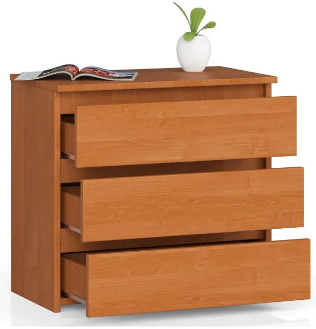 Nočný stolík CL3 3SZ CLP olcha