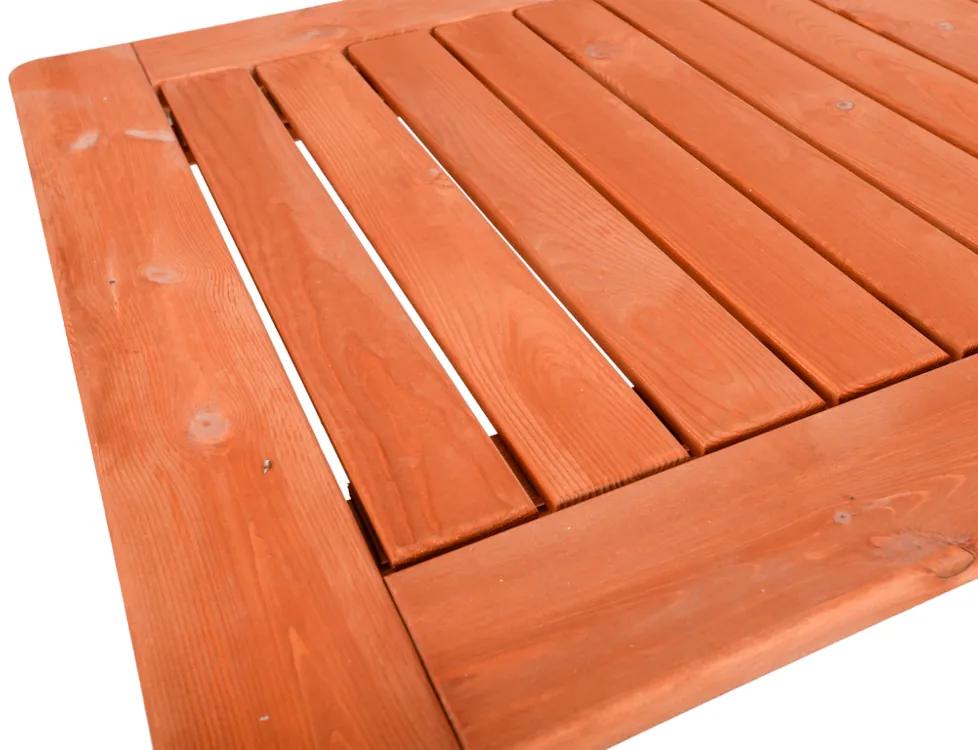 Drevený záhradný stôl SORRENTO 140cm z borovicového dreva