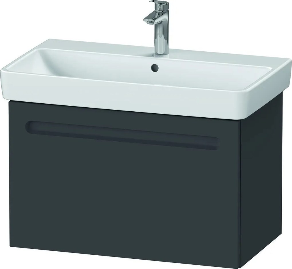 Duravit No. 1 skrinka 74x42.6x47.8 cm závesné pod umývadlo grafitová N14283049490000