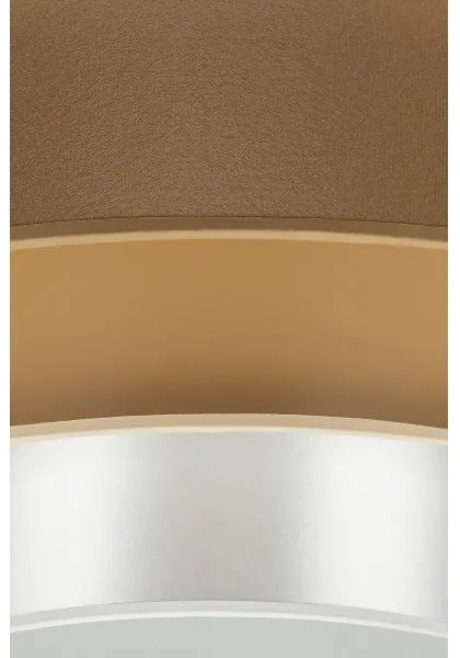 Duolla - LED Stropné svietidlo LUNETA LED/26W/230V pr. 60 cm 4000K hnedá/zlatá