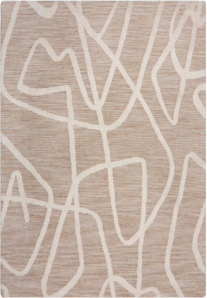 XXXLutz TKANÝ KOBEREC, 120/170 cm béžová Flair Rugs - Online Only bytové doplnky - 003165038801