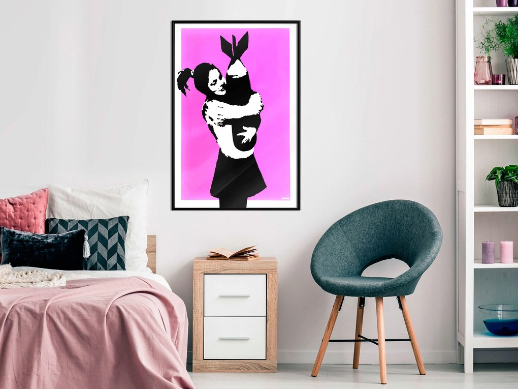 Artgeist Plagát - Bomb Hugger [Poster] Veľkosť: 40x60, Verzia: Čierny rám