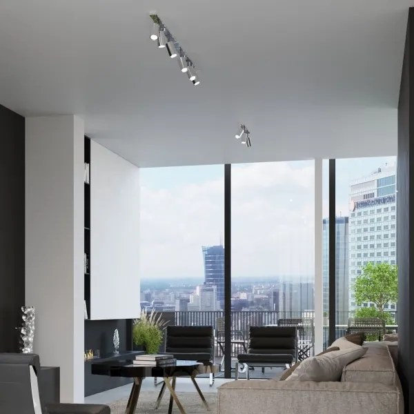 Sollux SL.0731 - Bodové svietidlo RING 4xGU10/10W/230V