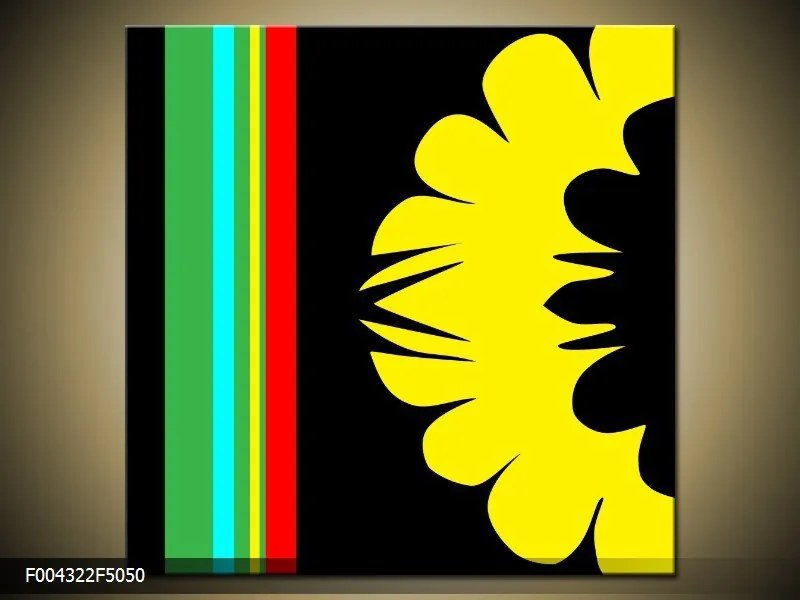 Obraz na plátne Žltý kvet, Štvorec 50x50cm 33.68 €