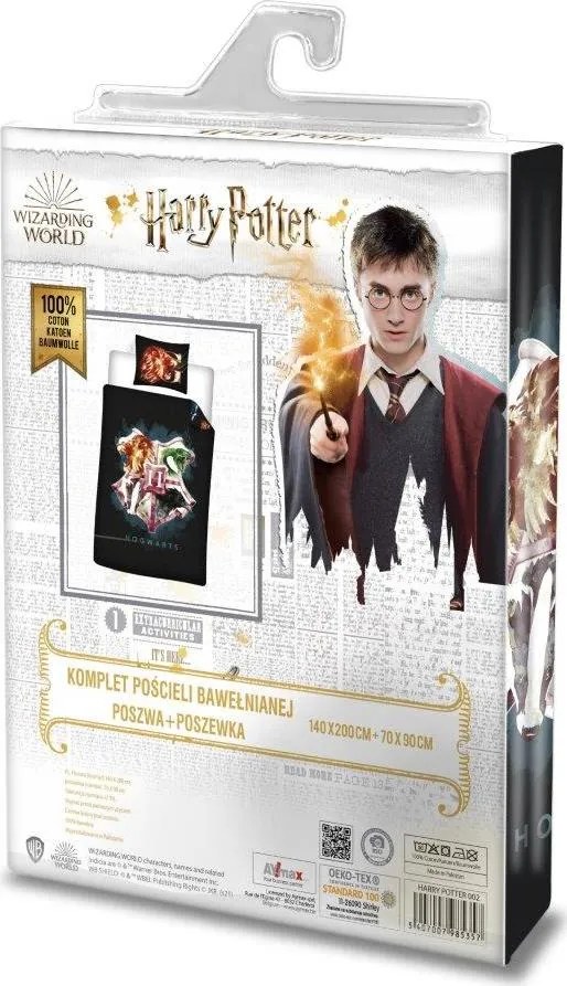Detské bavlnené obliečky HARRY POTTER 002 - 140x200 cm