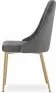 Set 2 stoličiek IMOLA - sivý zamat / nohy vo farbe dreva