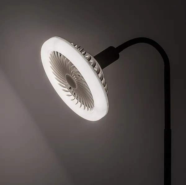 Rabalux 74031 - LED stojacia lampa s ventilátorom, priemer 30 cm, 1xE27/16W/230V