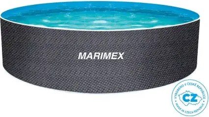 Marimex | Bazén Marimex Orlando 3,66x1,22 m bez filtrácie- motív RATAN | 10340263
