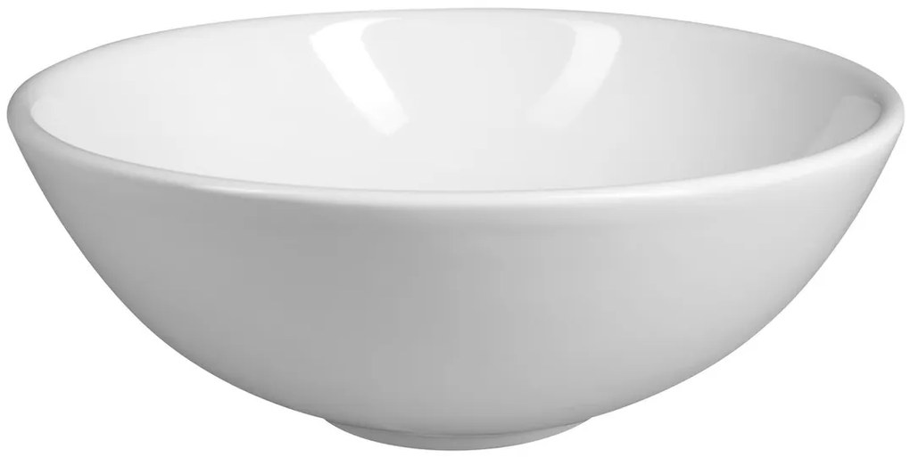 Aqualine Aqualine, Keramické umývadlo na dosku, priemer 40cm, biela, 40155
