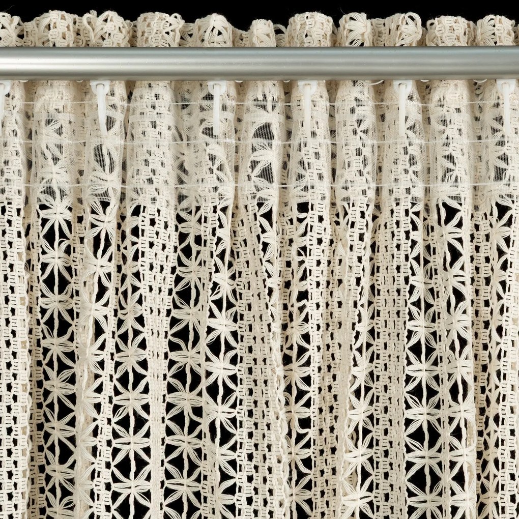 ZÁVES NA PÁSKE BONITA 140X270 CM PRÍRODNÁ