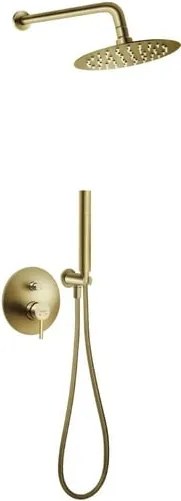 Novaservis Ferro Ciriculus sprchový systém s pákovou batériou brúsené zlato BCK7PBG-SET1-S