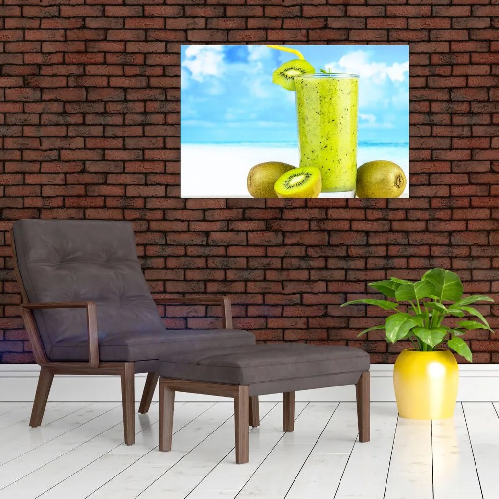 Obraz - kiwi smoothie (90x60 cm)