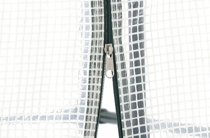 GARDEN LINE Záhradný fóliovník biely 200x77x168/146 cm GardenLine TUN0766