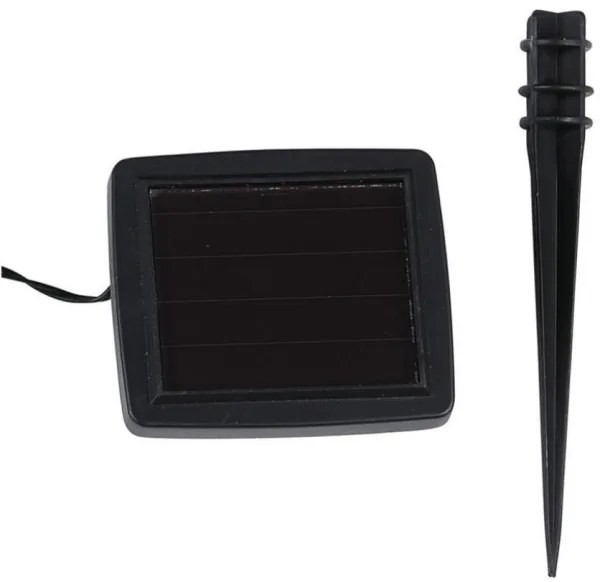 LED Solárna reťaz 10xLED/1W/1,2V 1xAA 2 m IP44 3000K 300 mAh