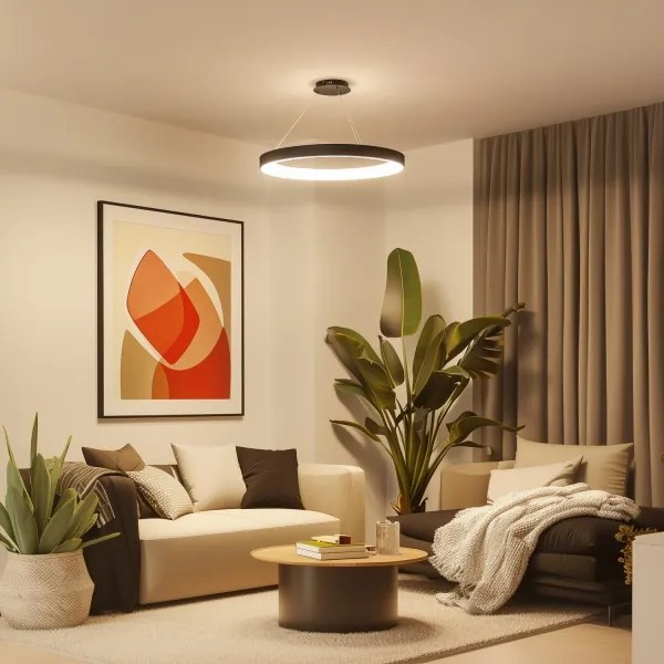 Brilagi - LED stmievateľný luster FALCON II LED/108W/230V 3000-6500K pr. 80 cm čierna + DO