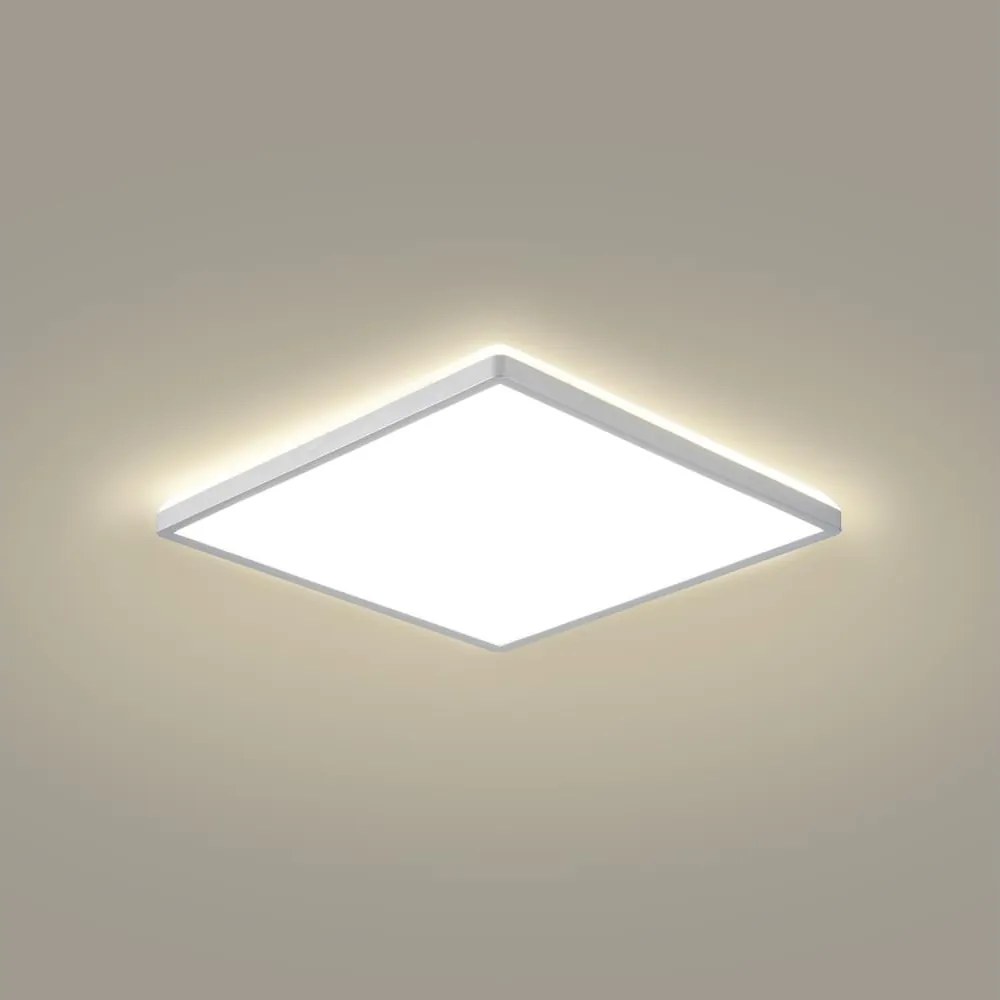 Brilagi - LED kúpeľňové stropné svietidlo ULTRA SLIM LED/18W/230V 30x30 cm strieborné IP54