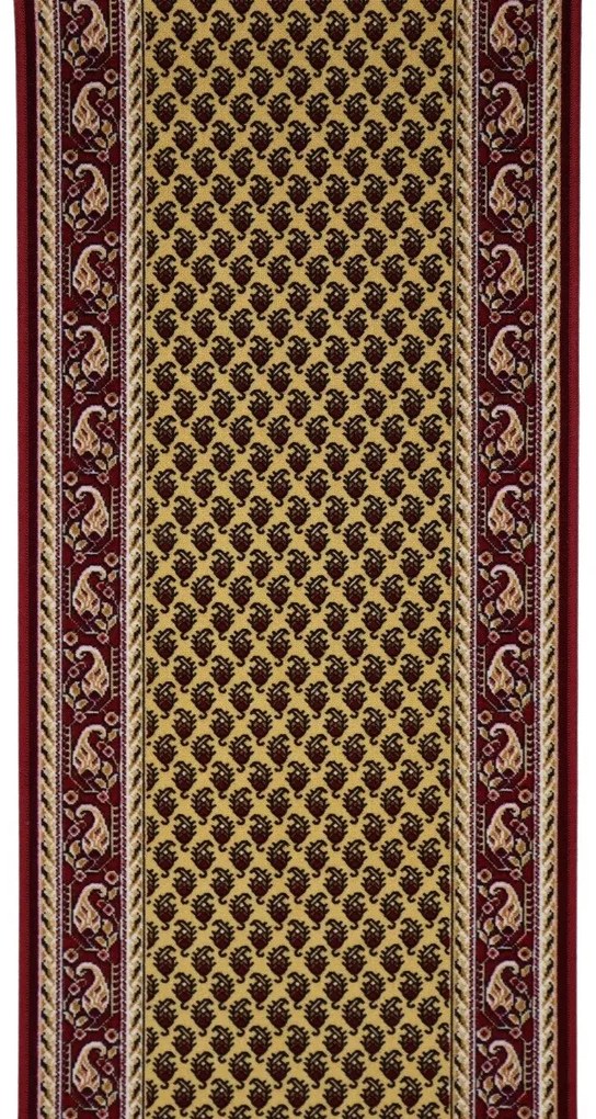 Protišmykový behúň na mieru Inca 30, šíre 80 cm, červená, chodba / predsieň, Associated Weavers