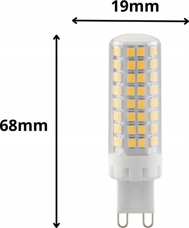 ECOLIGHT LED žiarovka G9 - 10W - 950lm - 6500k - studená biela