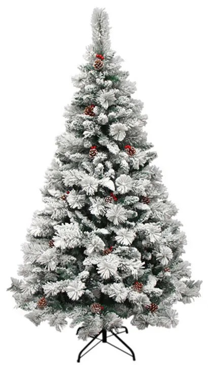 Umelá borovica zasnežená, v rôznych veľkostiach, 120 cm