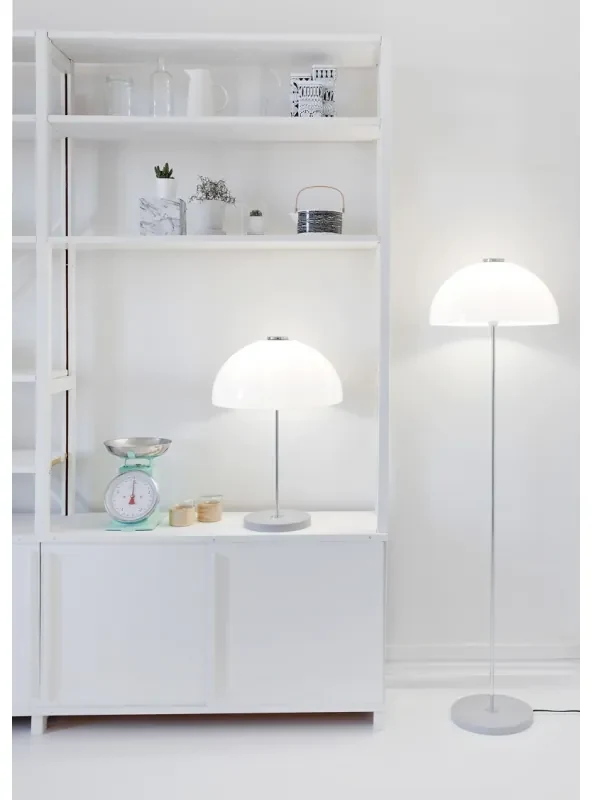 Stojacia lampa Kupoli, sivá