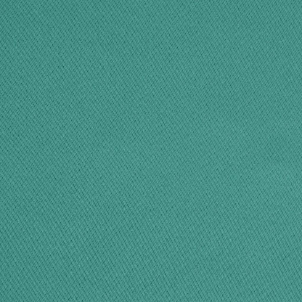 Hotový zatemňovací záves na krúžkoch tyrkysovo zelený Parisa 135x250 cm - PostelnePrehozy.sk