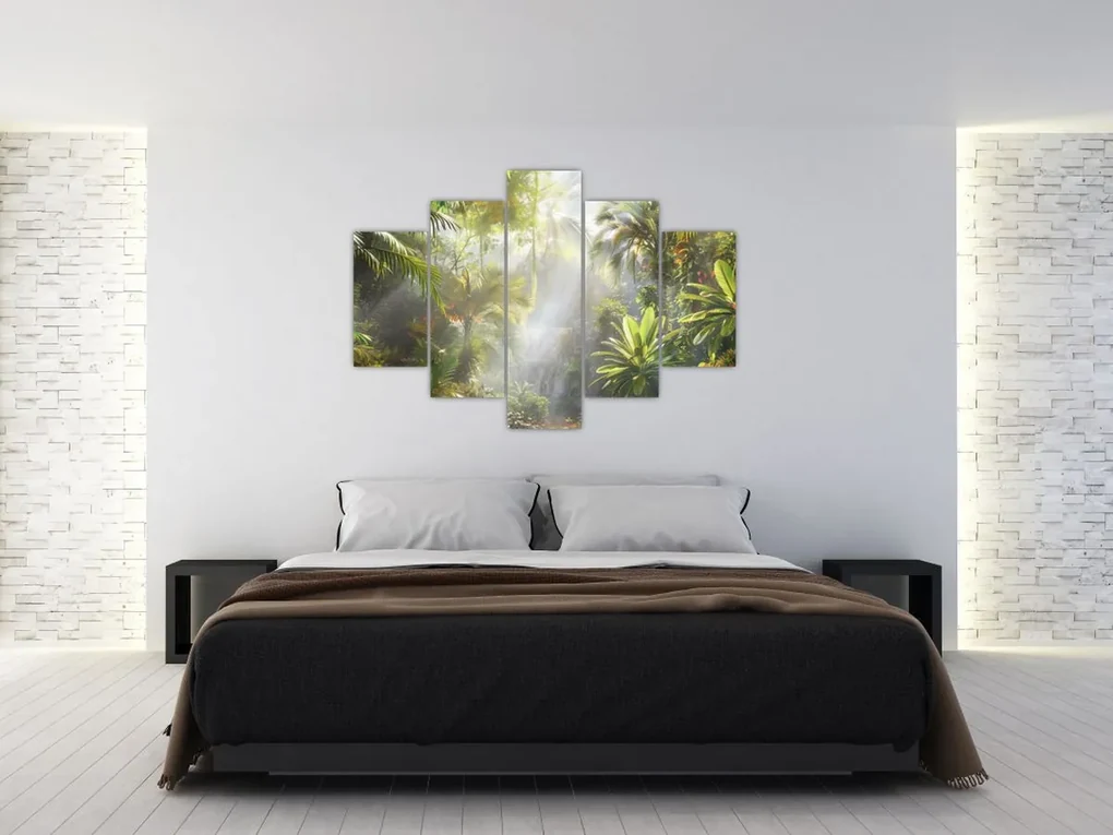 Obraz - Tropický dažďový prales (150x105 cm)