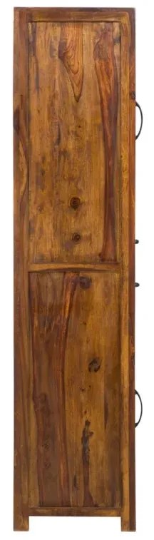 furniture-nabytek.cz - Masivní vitrína Palison dark z palisandru, lakovaná, hnědá
