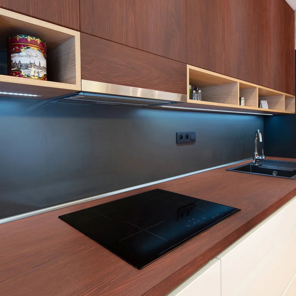 Samolepka na nábytok 200x60 cm Dark Walnut Wood - Ambiance