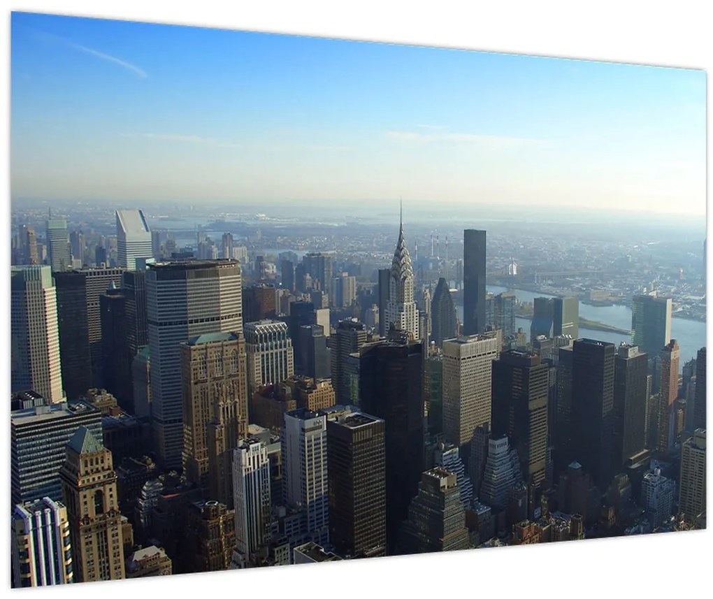 Obraz - Manhatten vo dne (90x60 cm)