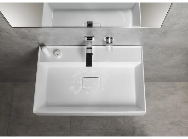 Sapho - Závesné umývadlo GODIVA 68x44 cm mramor/biela