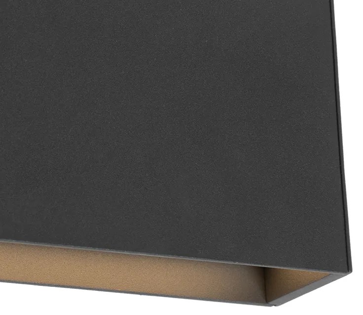 Moderná nástenná lampa antracit vrátane LED IP54 - Spector