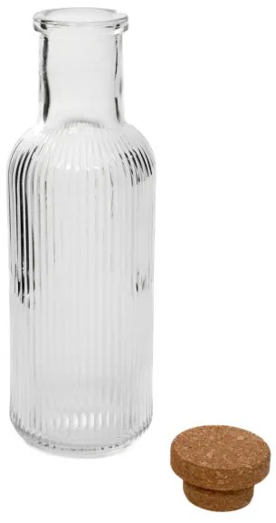 Karafa NATIA priesvitná s korkom 890999 1L