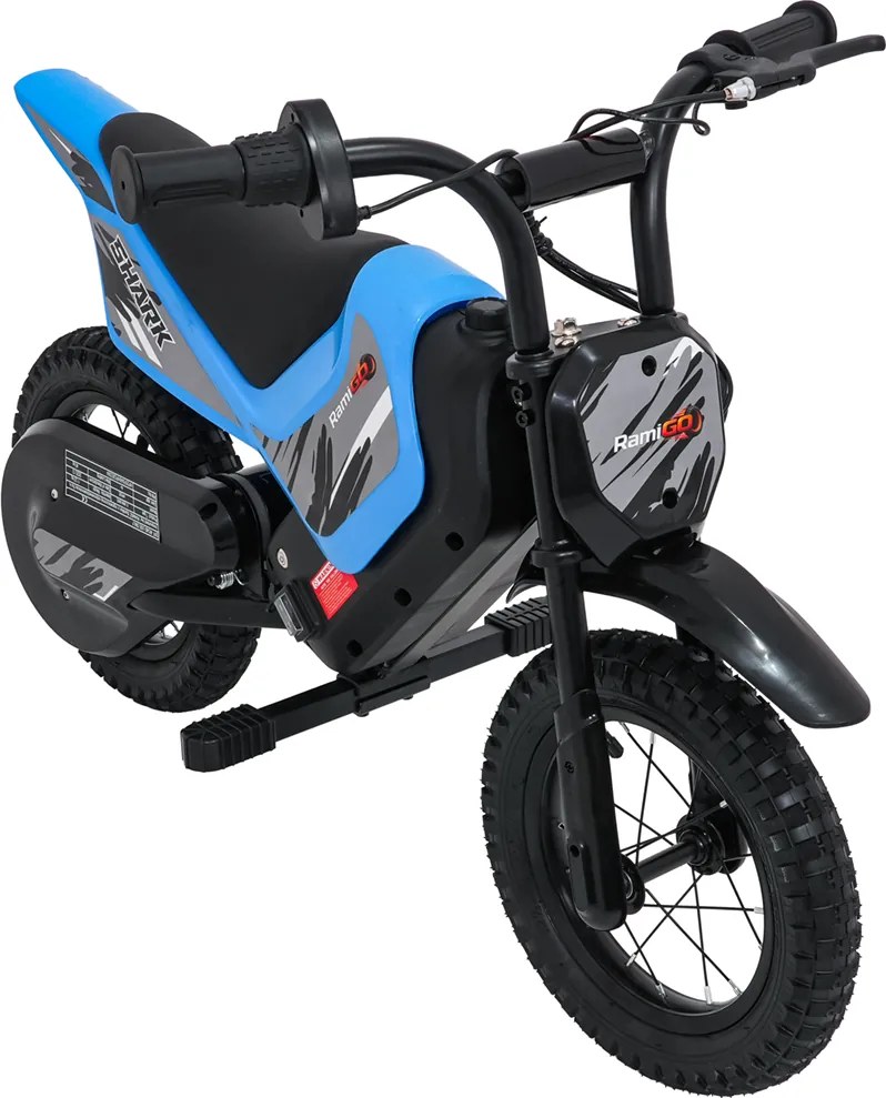 Ramiz Detský elektrický motocykel SHARK modrý