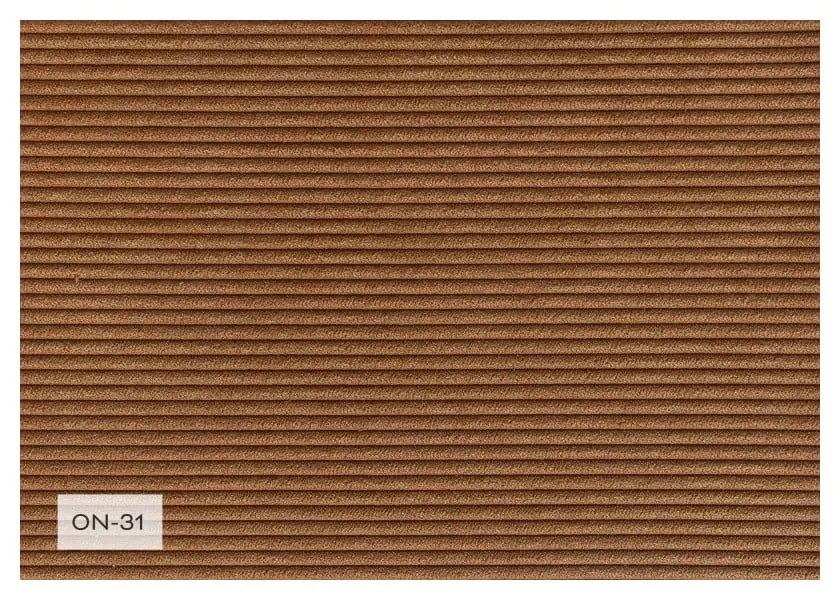 Menčestrová rozkladacia rohová pohovka v tehlovej farbe (variabilná) Lazy Lukka – Miuform