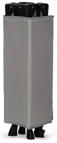 KINDERKRAFT - Cestovná postieľka Baby Tiger VIKI šedá