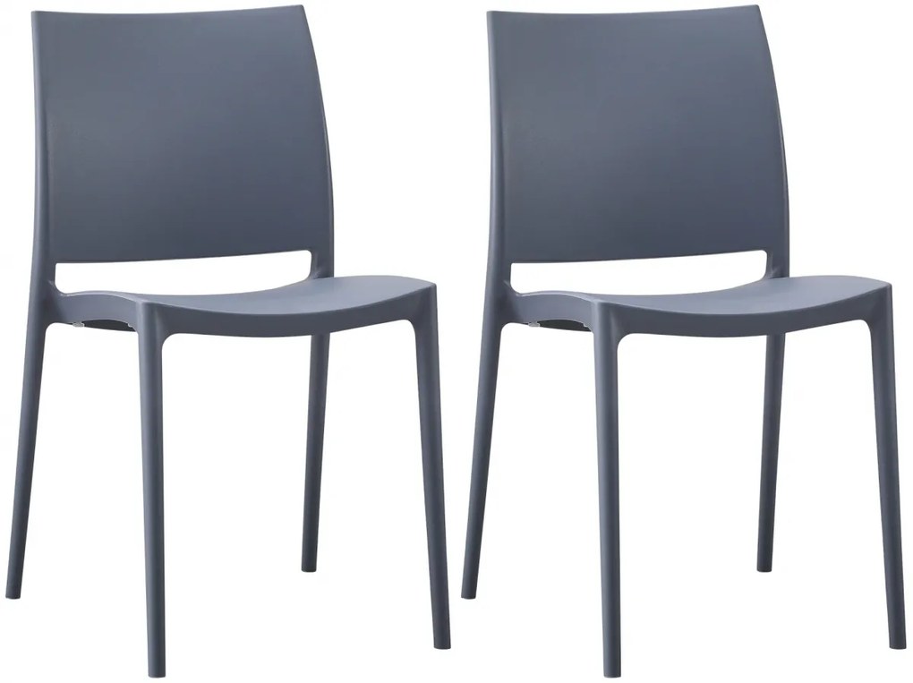 2x Stolička Meton - Sivá