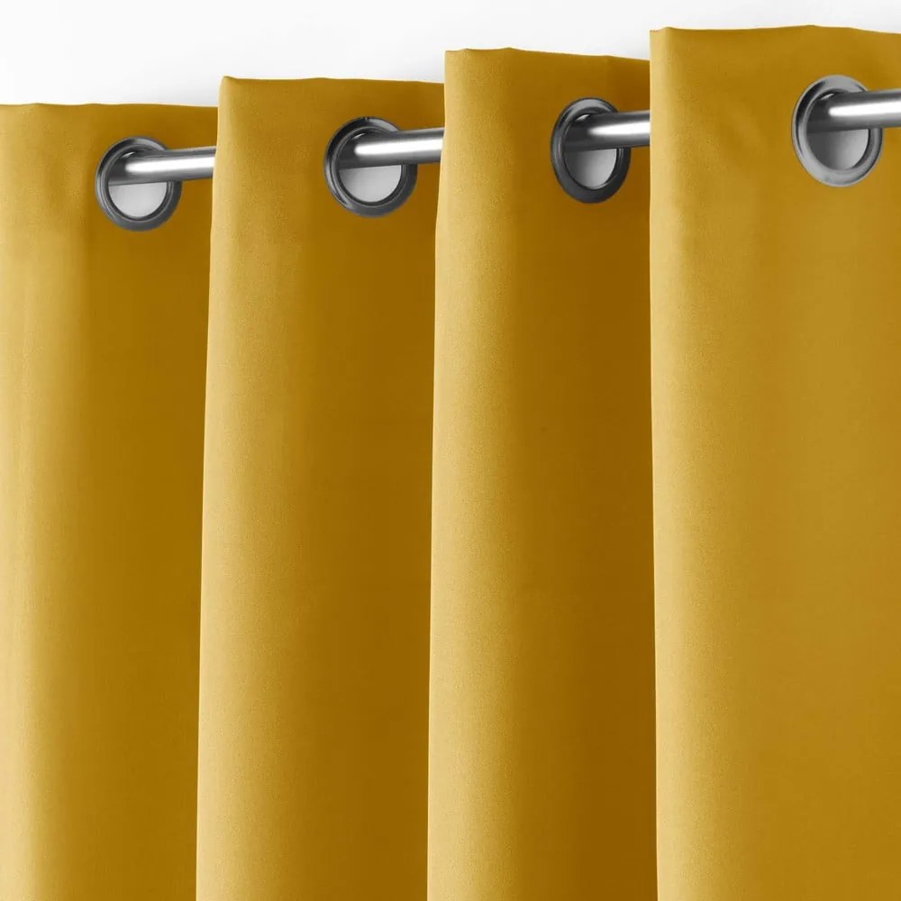 Žltý záves 140x180 cm Essentiel – douceur d'intérieur