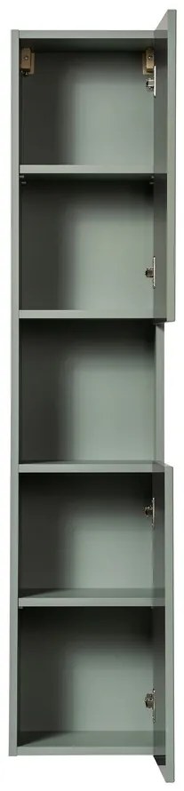 Vysoká kúpeľňová skrinka Line Reed Green D 80-03-2D zelená