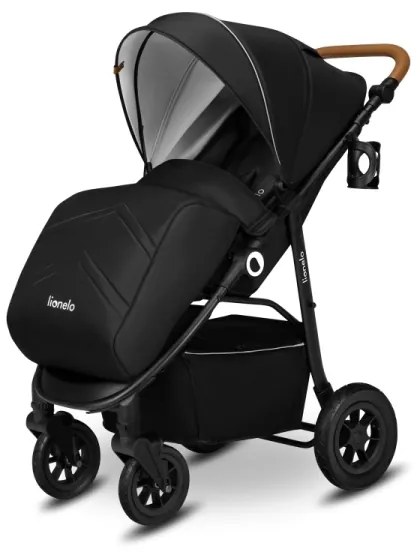 Lionelo - Športový kočík NATT Čierny Onyx