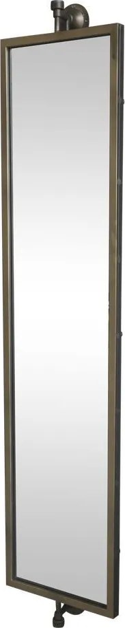 Bronzové antik otočné nástenné zrkadlo - 40*13*190 cm