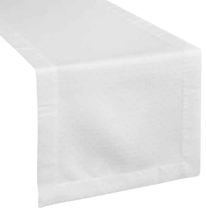 Dekorstudio Behúň na stôl ELIZA zdobený striebornou niťou Rozmer behúňa (šírka x dĺžka): 40x140cm